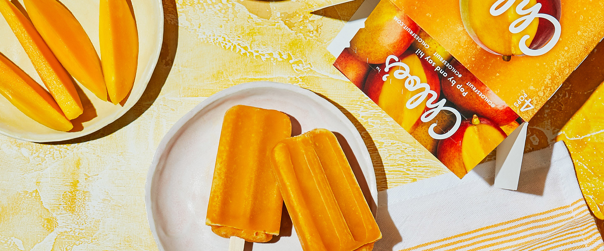 Mango Frozen Fruit Bars Chloes Pops